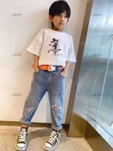 小智同学2020年春款新品男童牛仔裤1