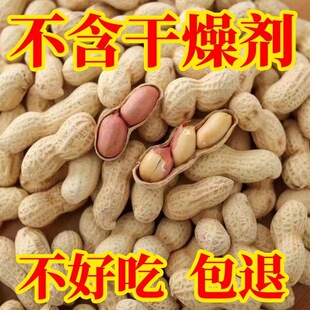 24年农家铁锅炒花生原味新货带壳炒熟花生现炒净重花生米坚果年货