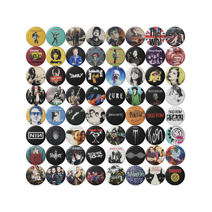WHO猫王穷街吧唧胸针pin 摇滚乐队徽章COLDPLAY鲍勃迪伦THE 三