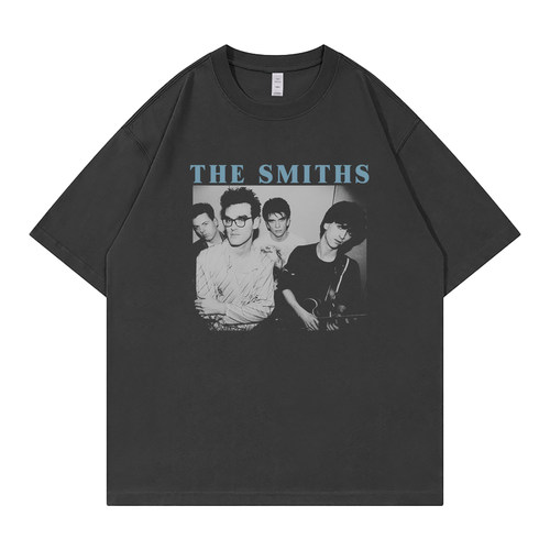 TheSmithss落肩宽松摇滚短袖T恤