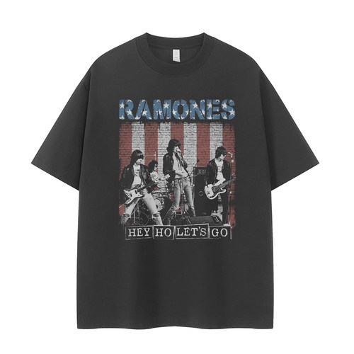 RAMONES朋克小众设计感T恤