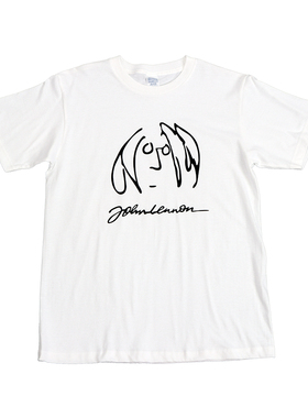 约翰列侬披头士摇滚乐队beatles衣服bobdylan涅盘长短袖T恤打底衫