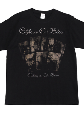 Children of Bodom博多之子摇滚乐队ACDC美式街头嘻哈复古短袖T恤