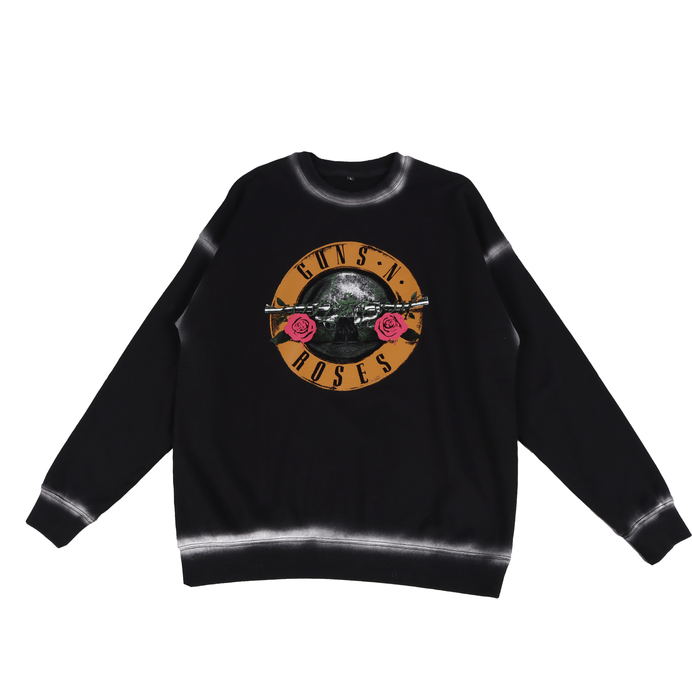 【不补货】guns n roses枪花乐队卫衣黑色套头经典美式街头宽松