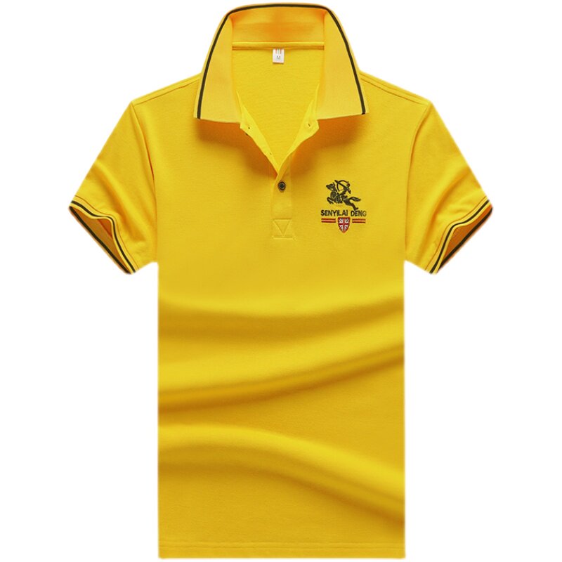 2021 SUMMER PAUL MENS SHORT SLEEVE POLO SHIRT T-SHIRT COTTON CASUAL PLUS SIZE MENS LAPEL BODY BLOOD TIDE