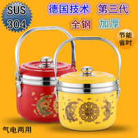 加厚不銹鋼鍋正品免火再煮鍋
