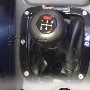 STI改装 6档手柄档把 贴标排挡头汽车通用森林人XV翼虎换挡波混头5