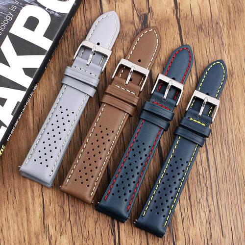 牛皮带适配原装真皮皮表带