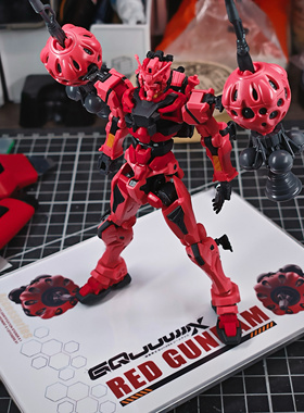 新品现货HG红色 红高达 1/144 机动战士拼装模型亚克力板支架地台