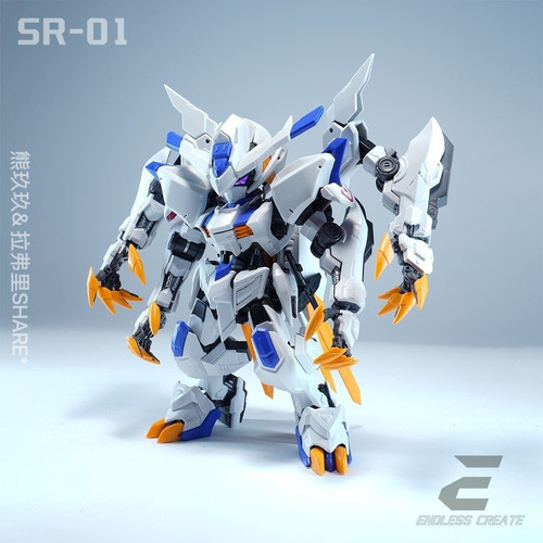 清货EC模型修罗道系列Endless Create 第一弹SR-01白鬼BYAKI拼装