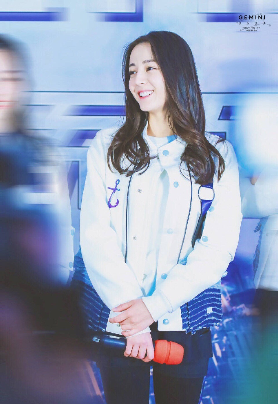 奔跑吧热巴拉链同款外套 牛仔对条拼接 柔软 舒适 时尚 情侣同款