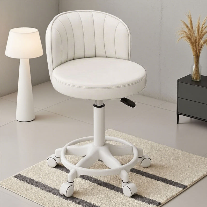 万向轮凳子升降旋转靠背椅子家用办公椅学生宿舍电脑美甲凳