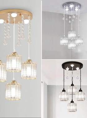 餐厅灯2025新款吊灯现代简约灯具轻奢饭厅餐桌灯餐厅水晶灯设计师