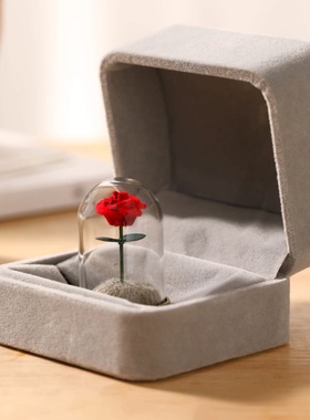 光遇周边小王子的永生玫瑰花束玻璃罩系列生日礼物表白女友情人节