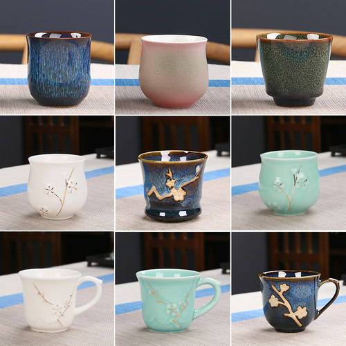 主人杯单杯陶瓷家用建盏功夫