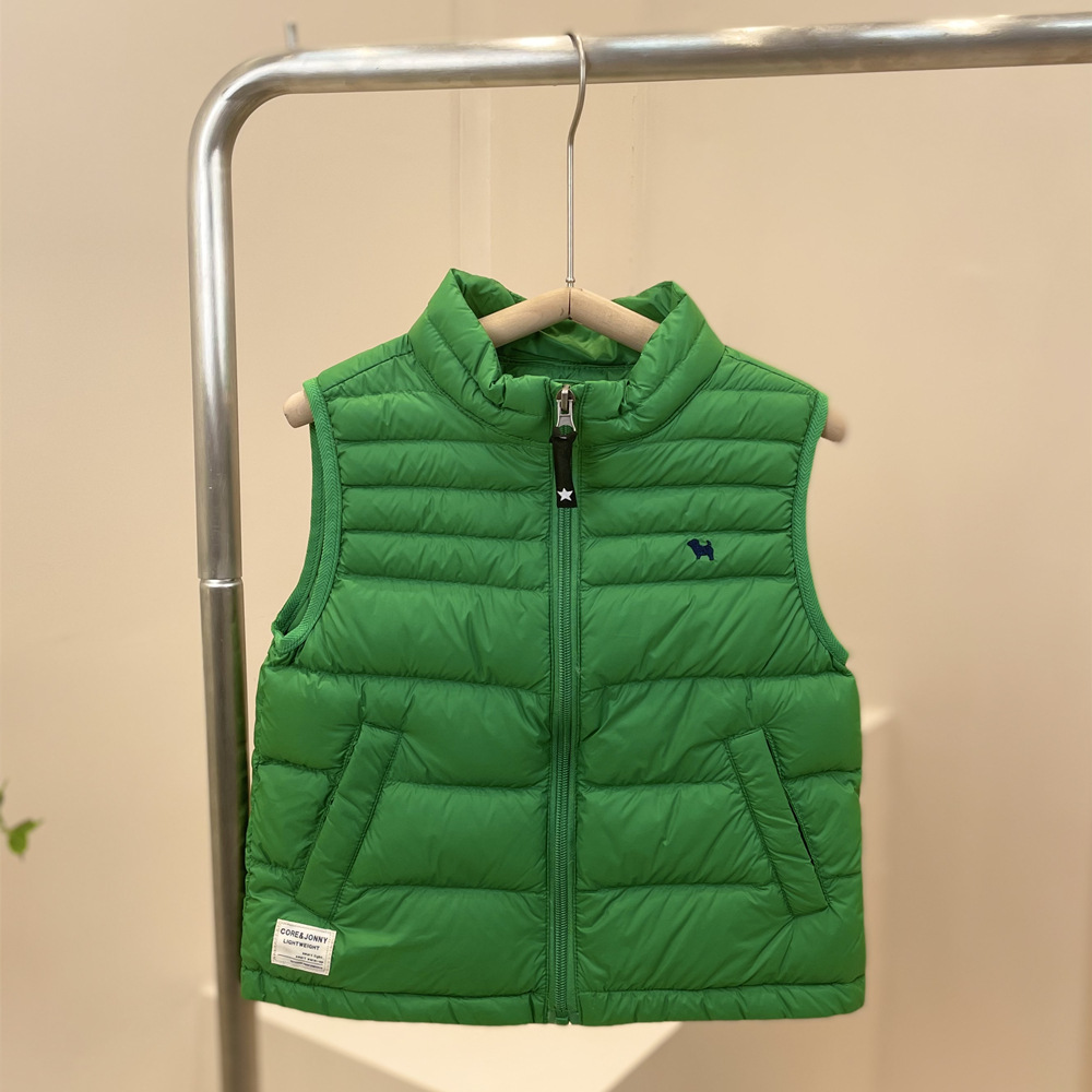 儿童轻薄保暖羽绒马甲