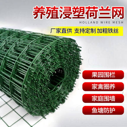 铁丝网荷兰网护栏网户外圈地家用鸡鸭鹅养殖网隔离网钢丝网防护网