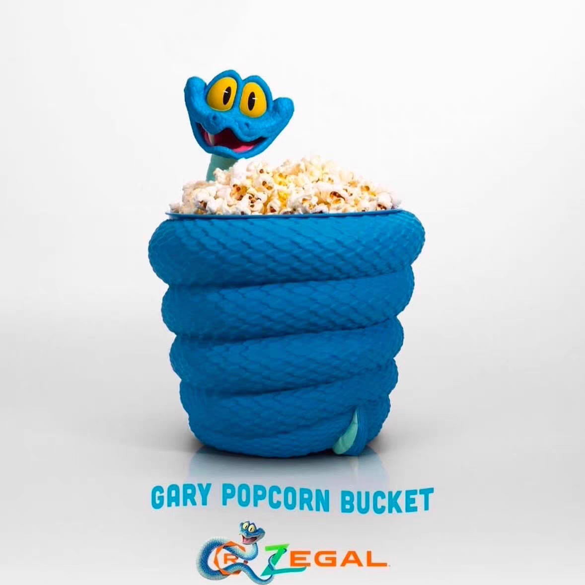 疯狂动物城2盖瑞蛇爆米花桶3d打印零食桌面收纳桶笔筒周边装饰品