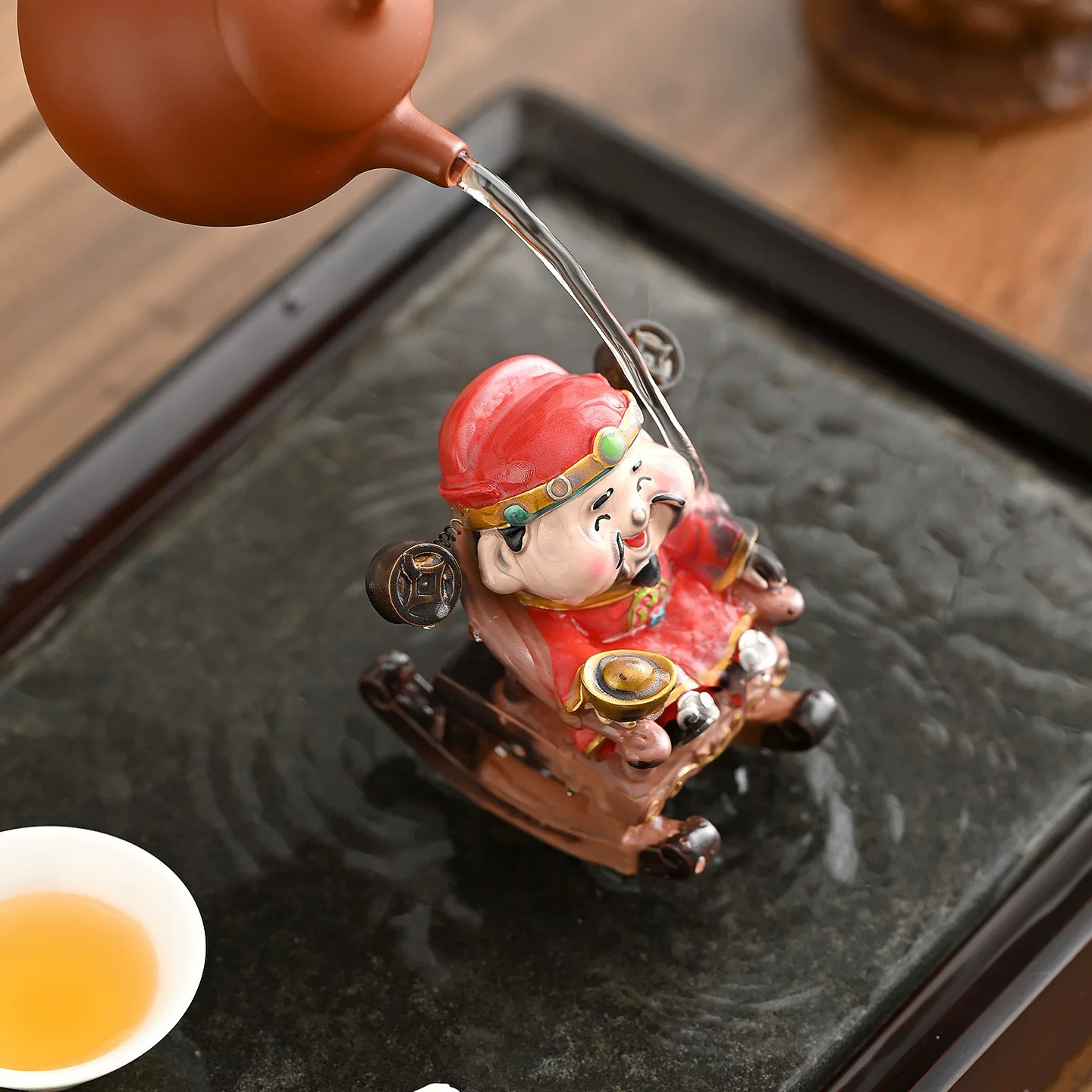 手工复古遇热变色茶宠摆件礼盒