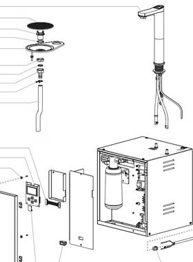FM-5控制板饮用机水龙头触摸面板电子控制板赫高Hatco开水机主板