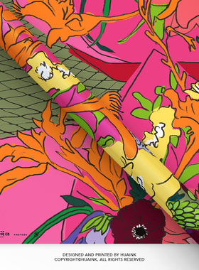 HUAINK椛印花束般的恋爱#NAT020原创花束创意礼物DIY手工包花包装