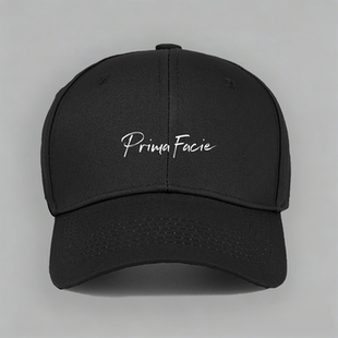 Prima Facie 初步举证女性电影女权主义字母朱迪科默棒球鸭舌帽子