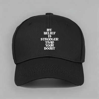 my belief is stronger than your doubt韦德篮球棒球帽子鸭舌帽