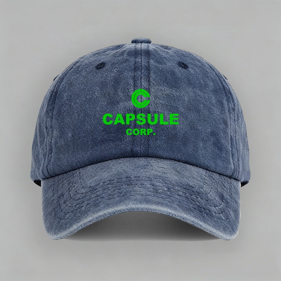 capsule corp 七龙珠特兰克斯胶囊公司鸟山明漫画棒球帽鸭舌帽子