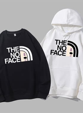 No face无脸男动画电影千与千寻搞笑神隐少女圆领卫衣帽衫