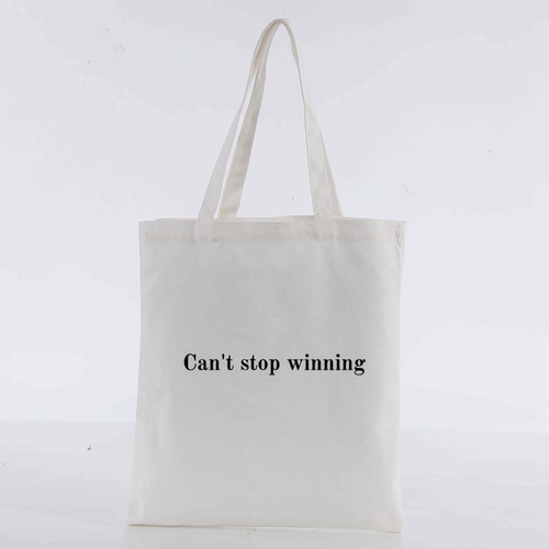 Can't stop winning 美国金毛奶龙赢得停不下来帆布包