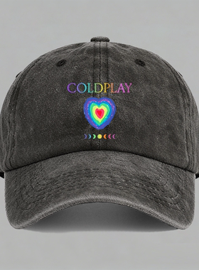 ColdPlay酷玩乐队moon music专辑音乐演唱会粉丝应援棒球帽子定制