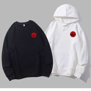 青龙瓦当纹样徐州大汉黑龙旗怀旧纪念男女童宽松上衣服 卫衣帽衫