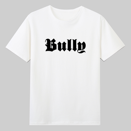 侃爷同款字母专辑BULLY嘻哈说唱印花短袖T恤男女夏季潮纯棉欧美