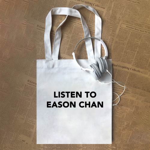 Listen To Eason Chan致敬音乐陈奕迅演唱会粉丝纯棉帆布包手提袋