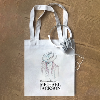 绘画作品michael jackson迈克尔杰克逊自画集摇滚音乐帆布包定制