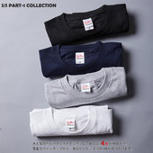 T恤汗衫 230g全棉日本重磅纯色圆领短袖 潮厚实打底T恤日系男女通款