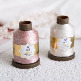 莱岸绚岚进口抗氧化银膜FAG金属梭编蕾丝线手工编织DIY材料