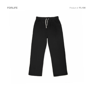 解构拼缝cleanfit直筒卫裤 运动休闲裤 FL108 lu家同款 FORLIFE