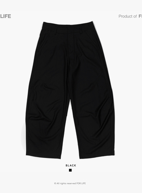FOR LIFE 复古弯刀baggy版型宽松休闲西裤 FL104