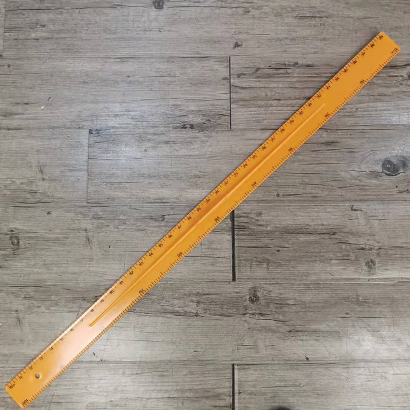 科加K-100cm 1米胶尺 教学塑料直尺 公分英寸