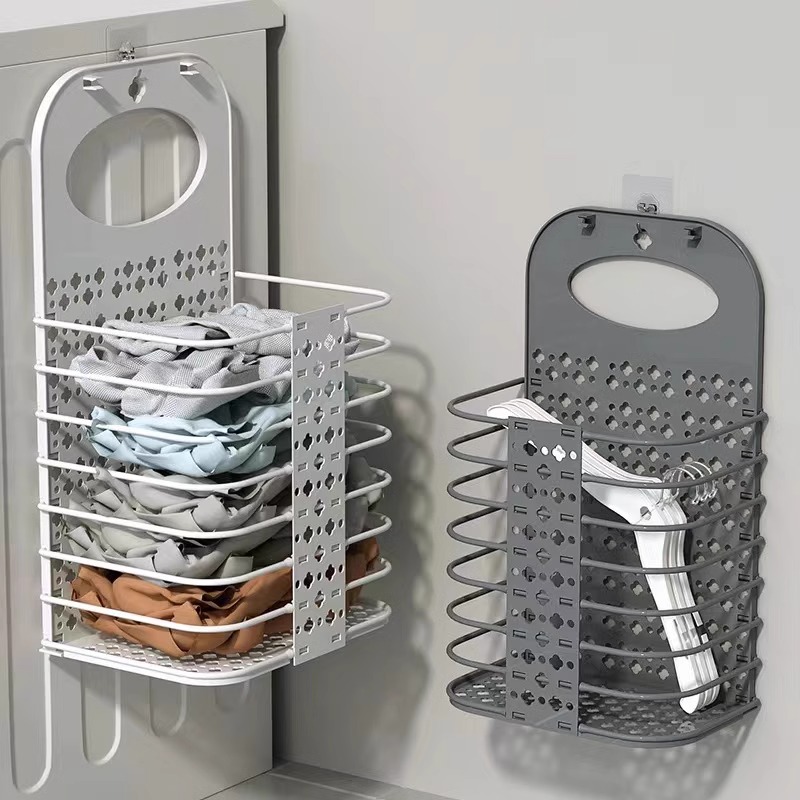 脏衣服收纳筐可折叠大号浴室脏衣篮卫生间放衣服神器家用壁挂衣篓