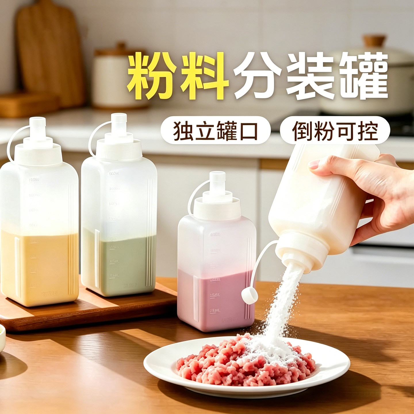淀粉密封罐家用面粉储存罐厨房