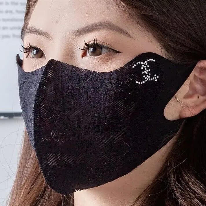 蕾丝防晒口罩新款加大女士护眼角