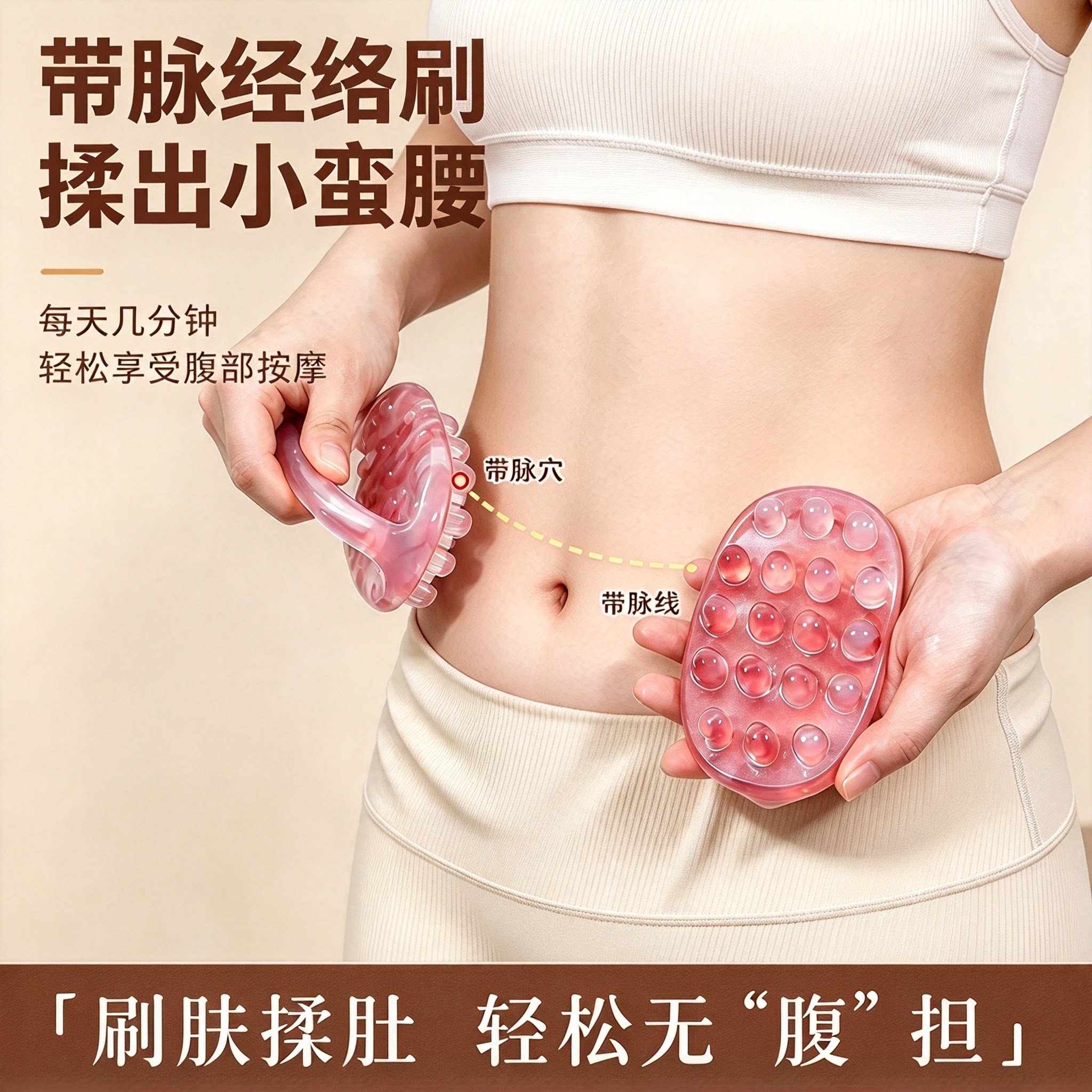树脂经络刷推肝经刮痧
