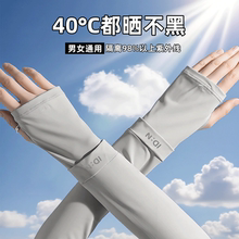 宽松冰袖女款防晒袖套2025新款夏季骑行开车防紫外线薄款冰丝套袖