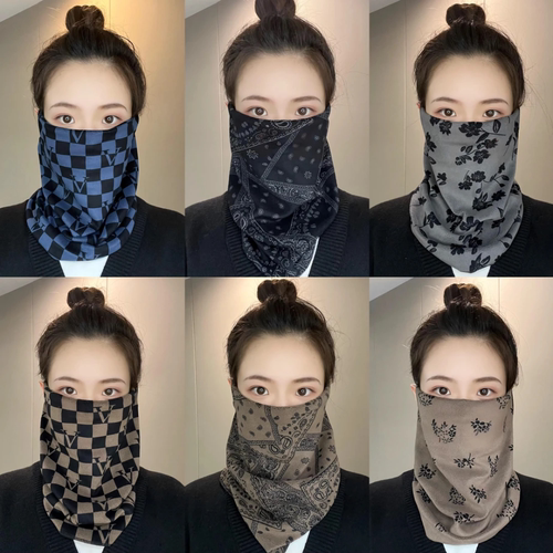 围脖男女同款冬季加绒加厚骑行防风面罩保暖遮脸新款百搭护颈脖套