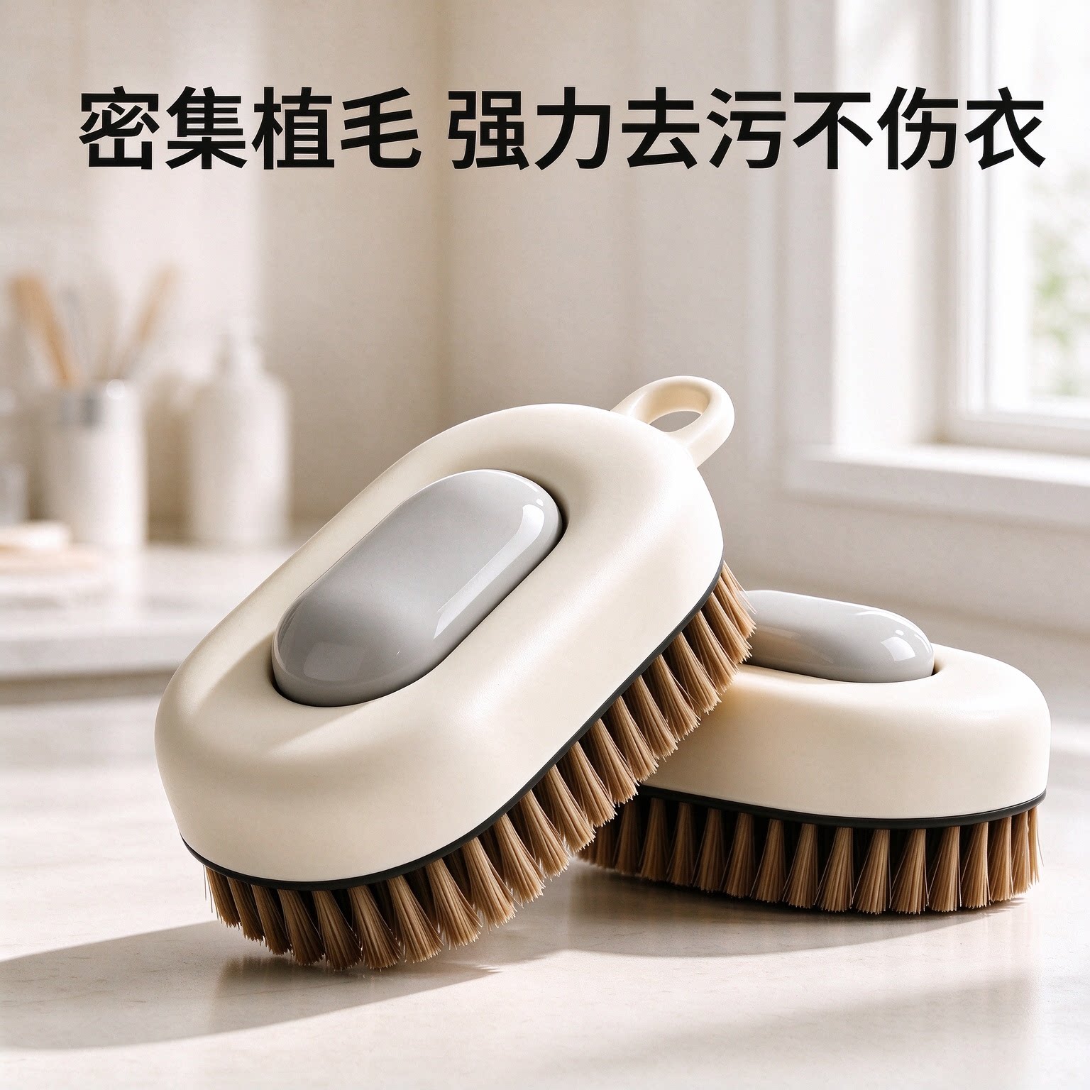 石墩墩洗衣刷家用板刷洗衣服专用软刷软毛刷子鞋刷洗鞋子刷鞋硬毛