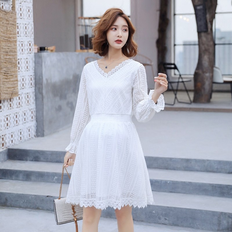 【秋装秒】 孕妇春装连衣裙夏季中长款蕾丝裙子潮妈春秋宽松孕妇