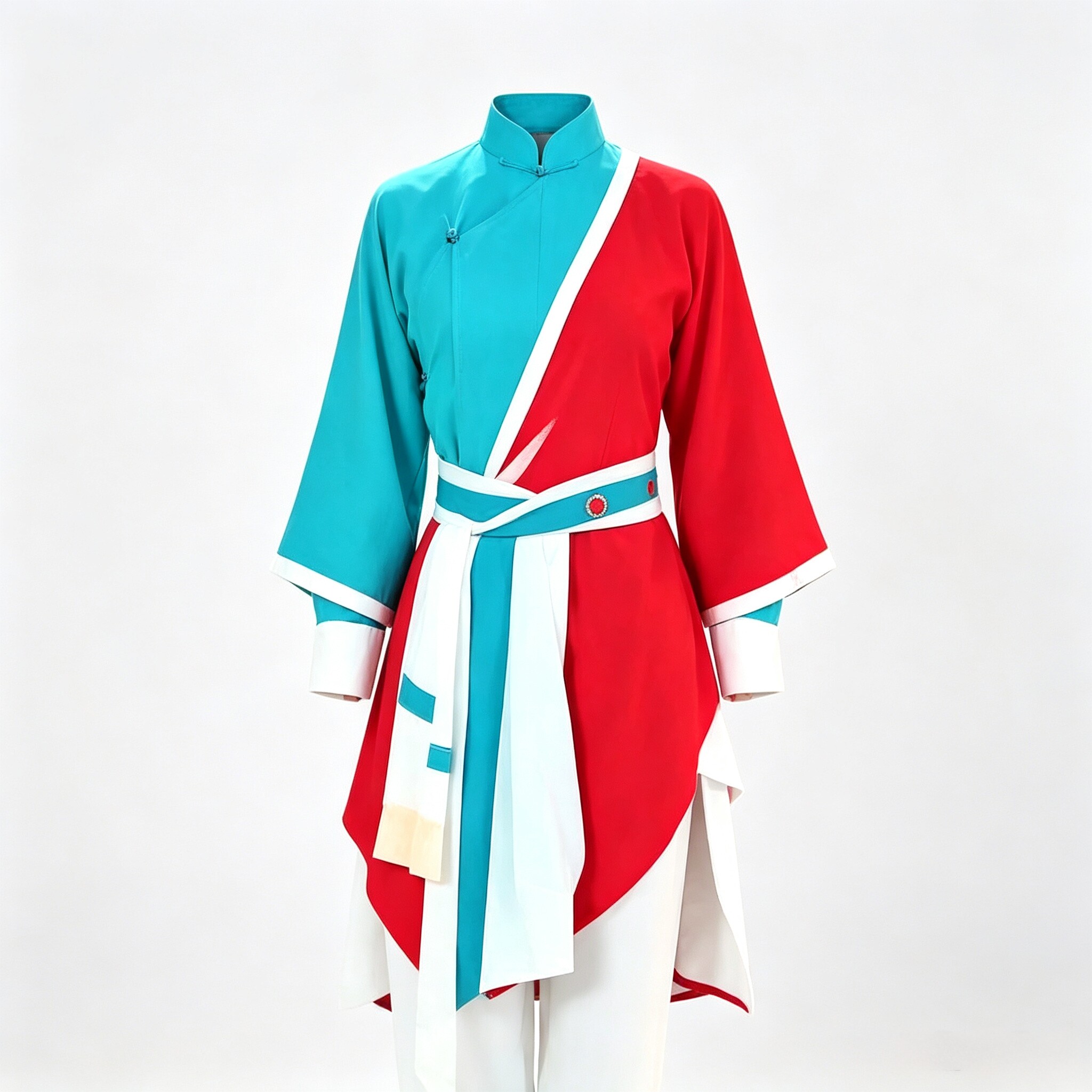 山歌追上云朵舞蹈服新款藏族舞夏民族服装/舞台装
