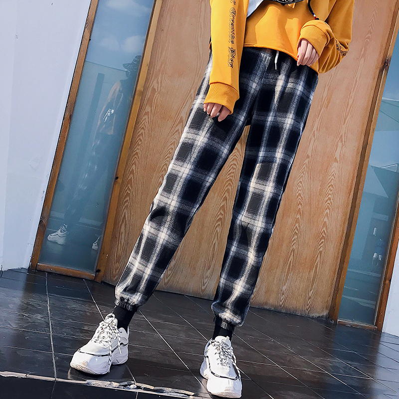 2020 sportswear women's loose legged student's close up Harem Pants spring and summer leisure legged pants